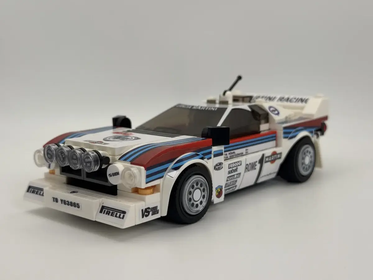 Lancia Rally 037 Martini Racing compatible Speed Champions style model additional image 2 thumbnail