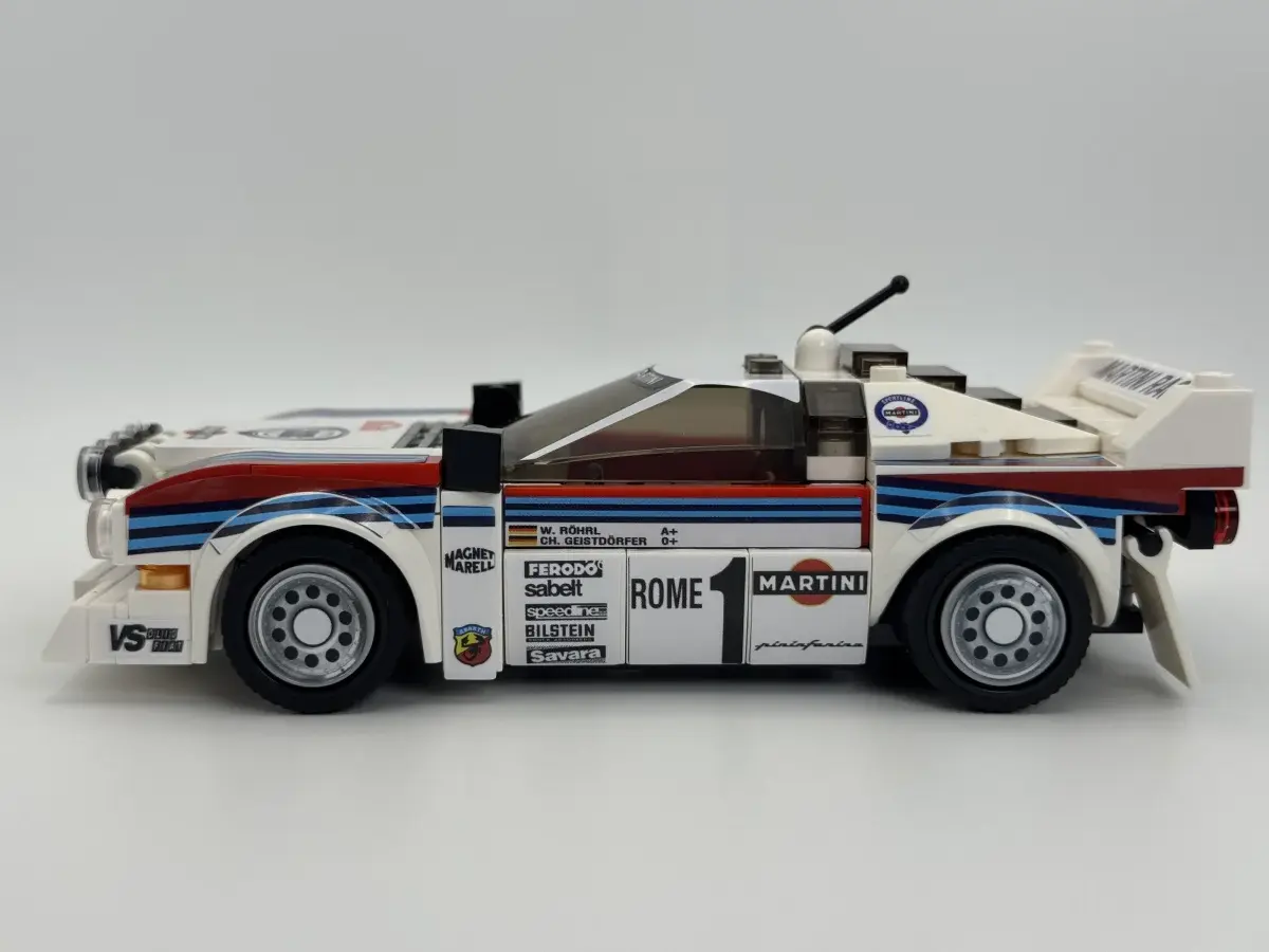 Lancia Rally 037 Martini Racing compatible Speed Champions style model additional image 3 thumbnail