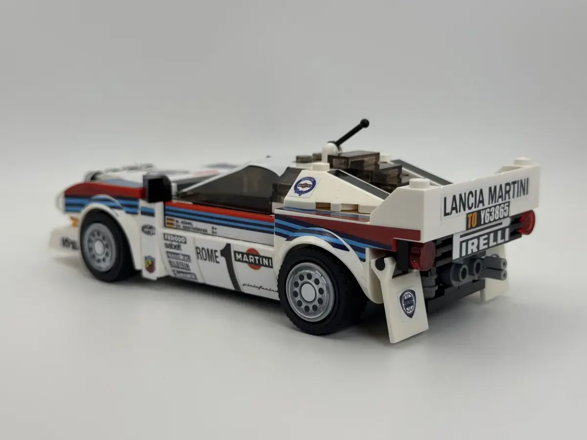 Lancia Rally 037 Martini Racing compatible Speed Champions style model additional image 4 thumbnail