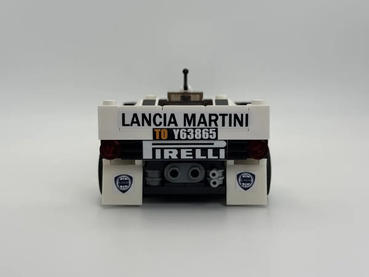 Lancia Rally 037 Martini Racing compatible Speed Champions style model additional image 5 thumbnail