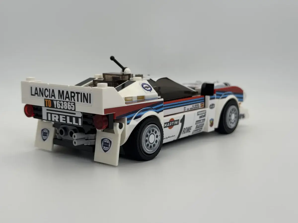 Lancia Rally 037 Martini Racing compatible Speed Champions style model additional image 6 thumbnail