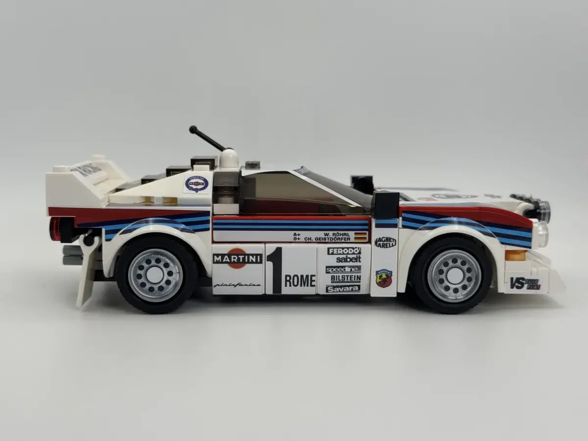 Lancia Rally 037 Martini Racing compatible Speed Champions style model additional image 7 thumbnail