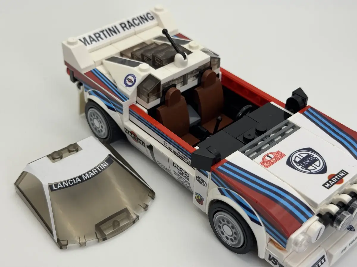 Lancia Rally 037 Martini Racing compatible Speed Champions style model additional image 8 thumbnail