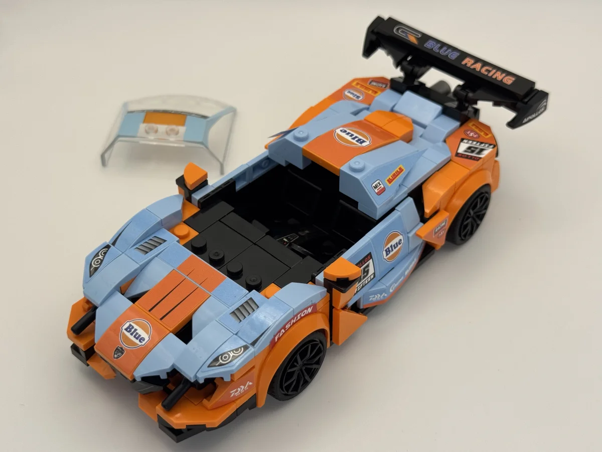 Ferrari 458/F8 Gulf livery style compatible Speed Champions model additional image 10 thumbnail