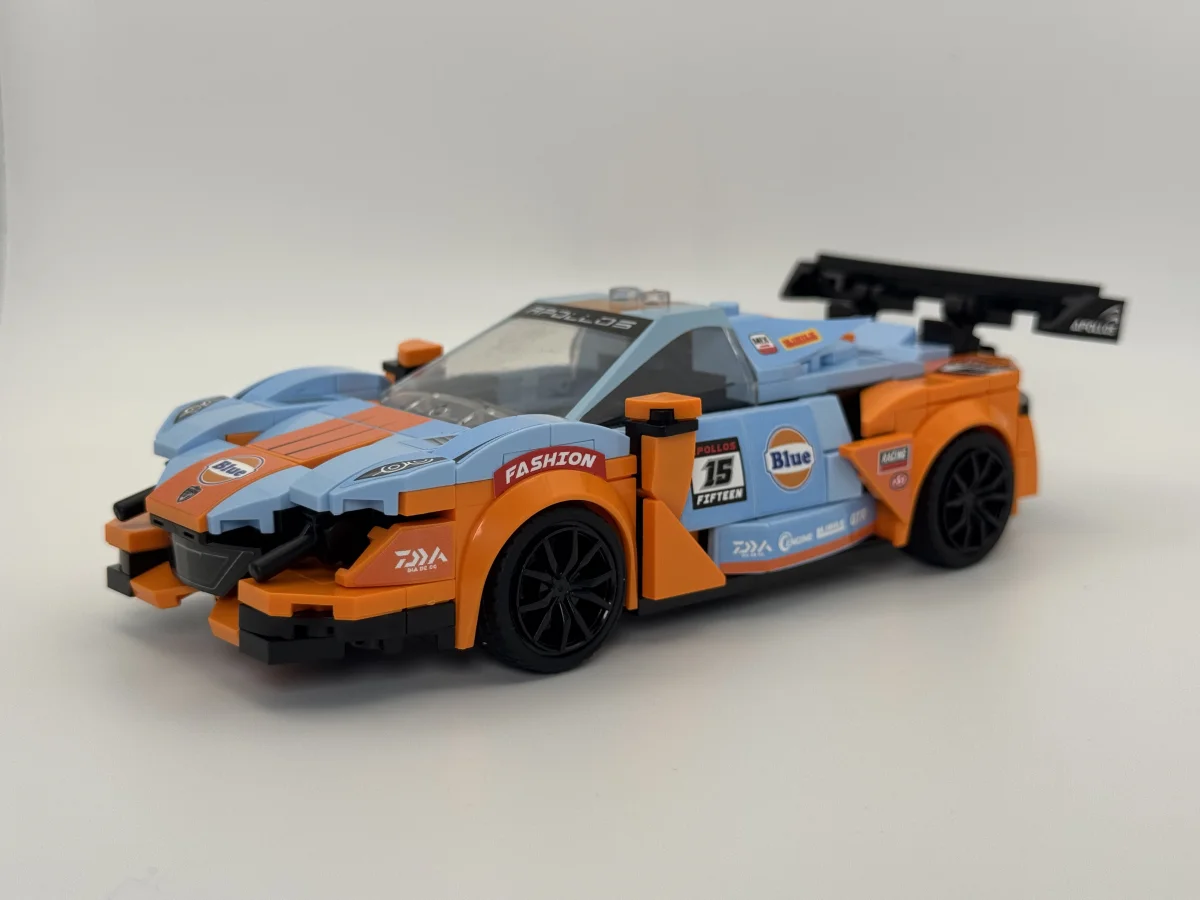 Ferrari 458/F8 Gulf livery style compatible Speed Champions model additional image 2 thumbnail
