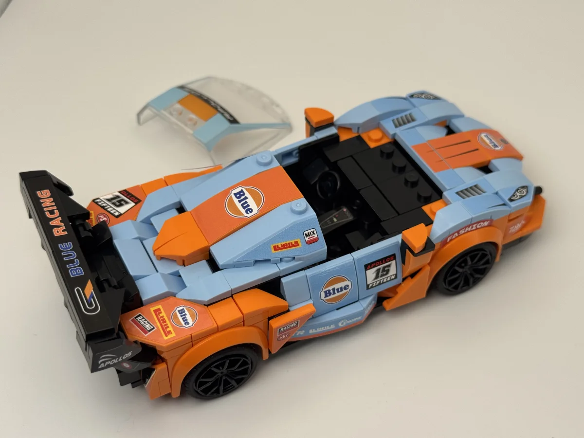 Ferrari 458/F8 Gulf livery style compatible Speed Champions model additional image 9 thumbnail