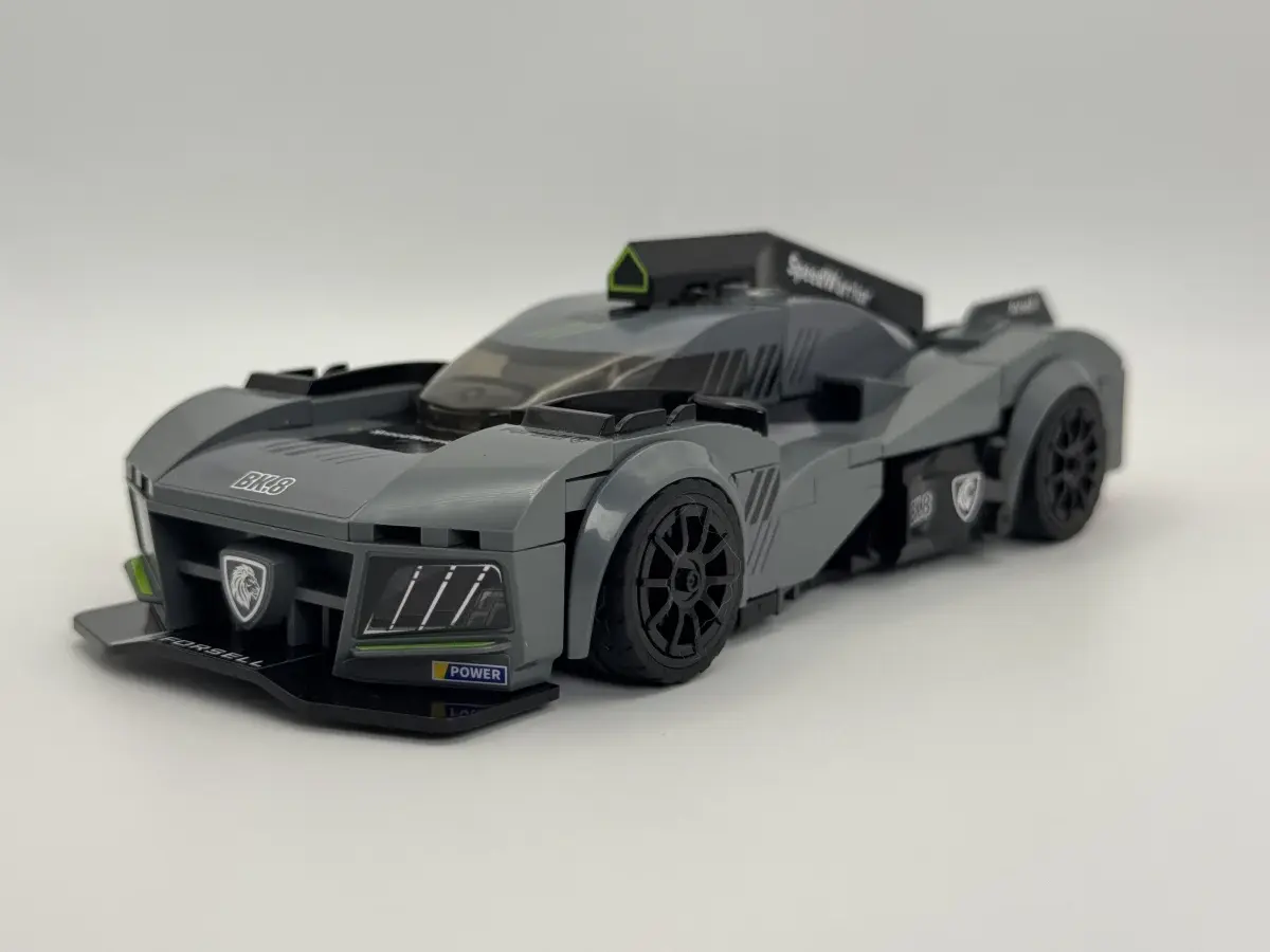 Peugeot 9X8 Le Mans Hypercar compatible Speed Champions style model additional image 2 thumbnail