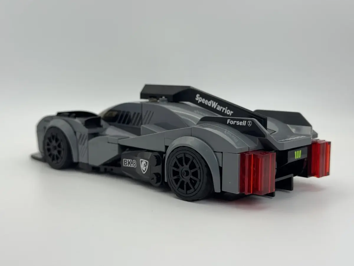 Peugeot 9X8 Le Mans Hypercar compatible Speed Champions style model additional image 4 thumbnail