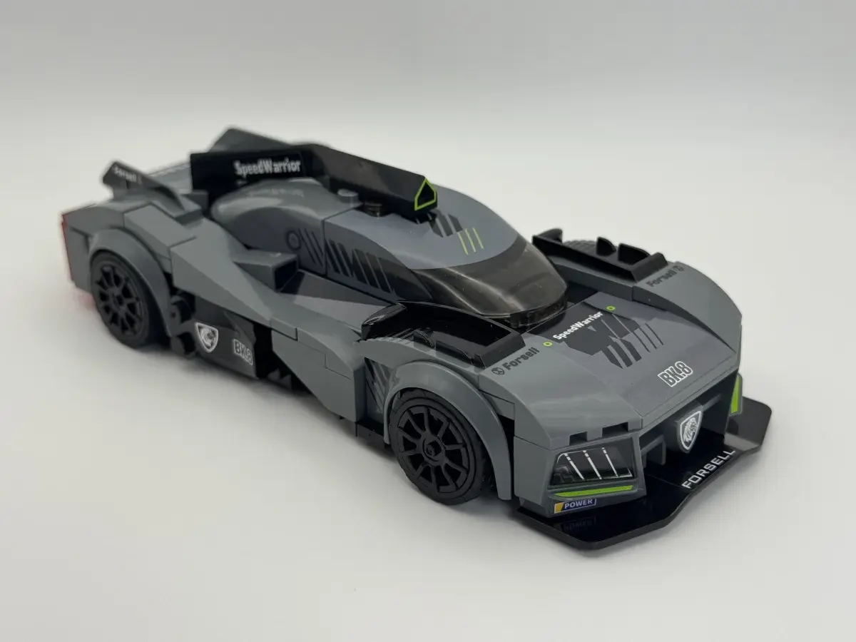 Peugeot 9X8 Le Mans Hypercar compatible Speed Champions style model additional image 8 thumbnail